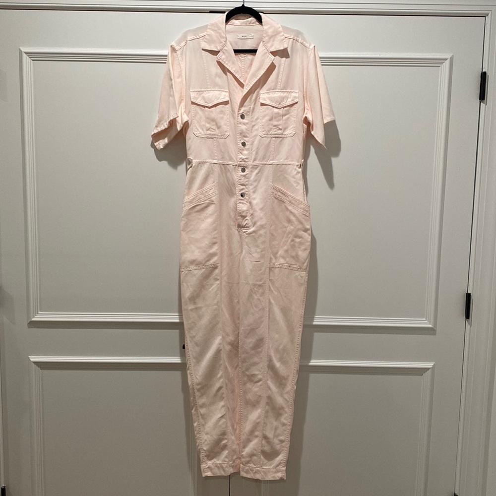 Denim Pink Jumpsuit